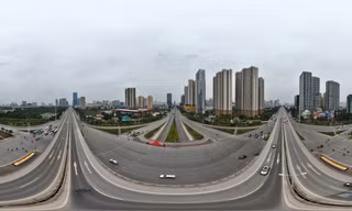 Ảnh 360 độ: Hà Nội khác lạ ngày 30 Tết, đường phố rộng thênh thang