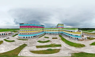 Ảnh 360 độ: Bệnh viện gần 900 tỷ đồng ở ngoại thành Hà Nội sắp đưa vào vận hành