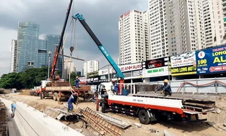 Hình hài của hầm chui Lê Văn Lương sau gần 2 năm thi công giờ ra sao?