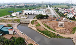 Nhìn gần trạm bơm tiêu Yên Nghĩa sau chuỗi ngày Hà Nội 'mưa không lối thoát'