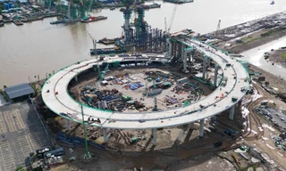 Lộ diện hình hài cầu Hoàng Gia gần 2.000 tỷ bắc qua sông Cấm - Hải Phòng