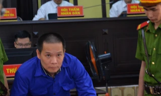 Bị cáo Phan Tiến Diện tại tòa.