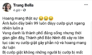 Facebooker bị xử phạt vì đăng tin thất thiệt về cướp giật