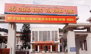 Trụ sở Sở GD&ĐT tỉnh Sơn La. Ảnh: Nguyễn Hoàn