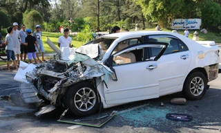 Nam tài xế nhấn ga tông bảo vệ tử vong vì bị đánh