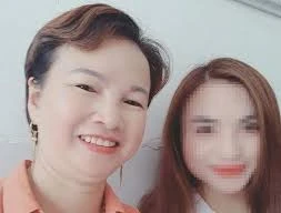 Bị cáo Trần Thị Hiền và con gái Cao Mỹ Duyên.