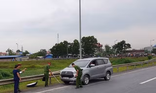 Cơ quan điều tra tiến hành thực nghiệm tại hiện trường.