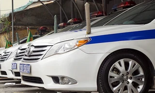 Dàn xe dẫn đoàn CSGT Hà Nội sẵn sàng cho thượng đỉnh Mỹ - Triều