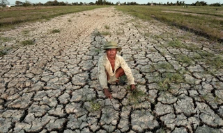 Hạn hán khiến hàng hàng chục nghìn hộ dân miền Trung, Tây Nguyên thiếu nước sinh hoạt, nhiều diện tích cây trồng thiếu nước tưới.