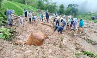 5 người chết đo sạt lở đất đá và bị lũ cuốn trôi ở Hà Giang
