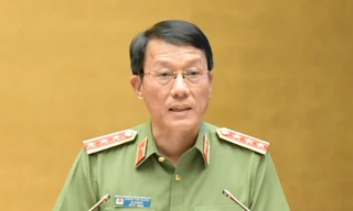 Bộ trưởng Công an Lương Tam Quang trình Quốc hội dự án Luật Phòng, chống mua bán người