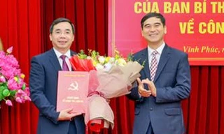 Ban Bí thư chuẩn y nhân sự Phó Bí thư Tỉnh ủy Vĩnh Phúc
