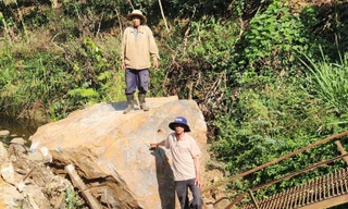 Lâm Đồng: Mỏ đá nổ mìn làm sập chòi, hư hại cây trồng của người dân