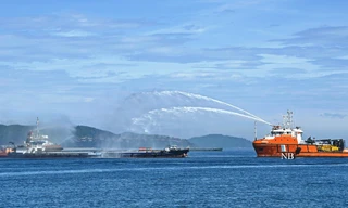 Diễn tập ứng phó sự cố tràn dầu trên biển ở Thừa Thiên - Huế