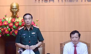 Đại tướng Phan Văn Giang làm việc với tỉnh Thừa Thiên - Huế 