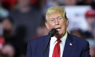 Ông Trump phát biểu trong cuộc vận động ở thành phố Philadelphia, bang Pennsylvania, ngày 22/6. (Ảnh: Reuters)