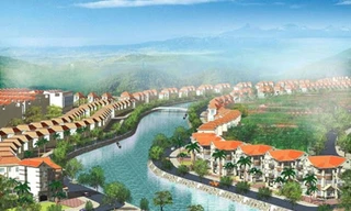 Phối cảnh dự án khu đô thị mới ven sông Hạc