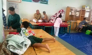 Bên trong nơi trú bão Tembin của người Sài Gòn