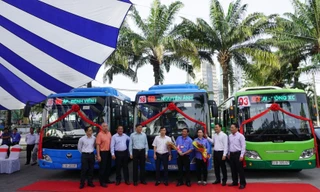  Ba tuyến xe buýt mẫu được thử nghiệm.