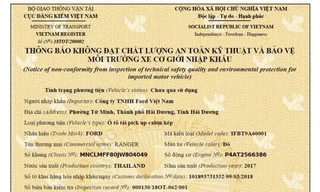 Vì sao 2 lô xe ford kém chất lượng phải tái xuất?