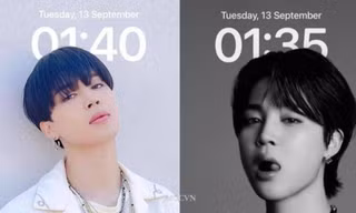 "Lên đời" iOS 16 để "đu" idol: Tha hồ ngắm hình khóa bias không lo bị đồng hồ che nữa!