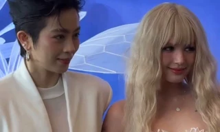 Xoài Non đến chúc mừng “hàng xóm” Gil Lê tham gia Chị Đẹp Đạp Gió 2024