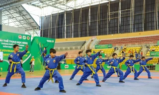 Hơn 1.500 học sinh tham gia Hội Khoẻ Phù Đổng môn Vovinam Việt Võ Đạo