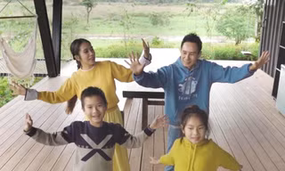 Gia đình Lý Hải - Minh Hà tự quay MV "không ê-kíp" cùng các con khi bị kẹt ở Lâm Đồng