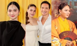 Hồ Ngọc Hà, Hương Giang đến chúc mừng Phạm Thoại ra mắt phim