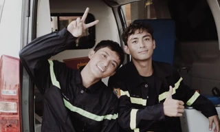 Đi Về Phía Lửa: Lãnh Thanh, Trần Ngọc Vàng bầm dập khi đóng vai lính cứu hỏa