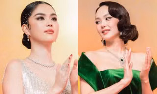 Minh Hằng - Ngọc Trinh khoe sắc trên thảm đỏ công chiếu phim "Chị Chị Em Em 2"