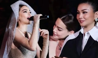 Hồ Ngọc Hà ngồi hát trong lòng Kim Lý, hứa làm đám cưới cùng Thanh Hằng