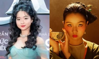 Lâm Thanh Mỹ đeo mặt nạ tiền tỉ trong phim điện ảnh "Cám"