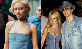 "Cô Em Trendy" Khánh Linh tái hiện hình ảnh Britney Spears tại Tuần lễ Thời trang Milan