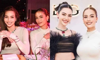 Hồ Ngọc Hà cùng Như Vân (The New Mentor) khoe sắc trong sự kiện tại Thái Lan