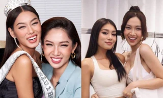 Á hậu Thảo Nhi Lê và Đỗ Nhật Hà đúng chuẩn "đôi bạn vàng" của làng hậu Việt