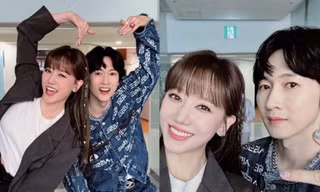 Hari Won khoe loạt ảnh chụp cùng "thần tượng đời đầu nhà SM" Jang Woo Hyuk