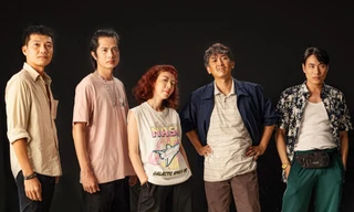 Thu Trang đổi "nghề siêu dễ", bán cơm tấm cùng Huỳnh Phương, Kiều Minh Tuấn trong phim mới