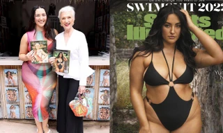 Mẫu ngoại cỡ Yumi Nu mặc váy trong suốt 'nóng mắt', hội ngộ mẹ tỷ phú Elon Musk