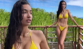 Mẫu nội y Kelly Gale thả dáng đẹp như mộng với bikini 