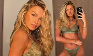 'Thiên thần' Romee Strijd tung ảnh selfie với nội y phô đường cong nóng bỏng 