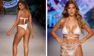 Mẫu nội y Kara Del Toro diễn bikini, phô body tròn đầy 'bỏng mắt' 