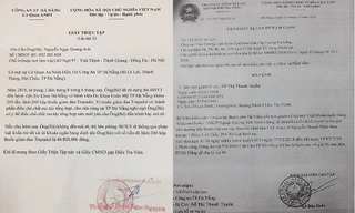 Giấy triệu tập của An ninh điều tra và lệnh bắt giam giả mạo được các đối tượng gửi đến người dân để lừa đảo. 