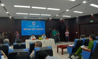 Quang cảnh buổi họp báo