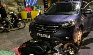 Hiện trường vụ tai nạn. Ảnh: Lê Pu