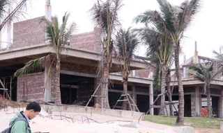 Một góc khu du lịch biển The Song Đà Nẵng vừa bị xử phạt 100 triệu đồng. Ảnh Nguyễn Thành