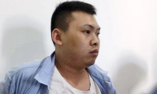 Nghi phạm Xiao Qui Ping tại cơ quan Công an TP Đà Nẵng. 