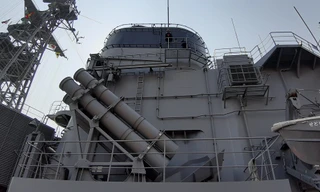 Cận cảnh khí tài tàu huấn luyện Nhật Bản tại cảng Đà Nẵng