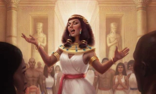 Cỗ quan tài tuyệt đẹp chứa xác ướp nữ ca sĩ Ai Cập cổ đại trước khi bị thiêu rụi.