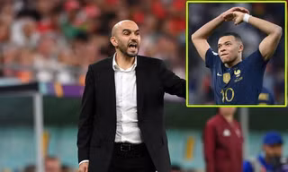 HLV Morocco tuyên bố không lập kế hoạch ngăn chặn Mbappe